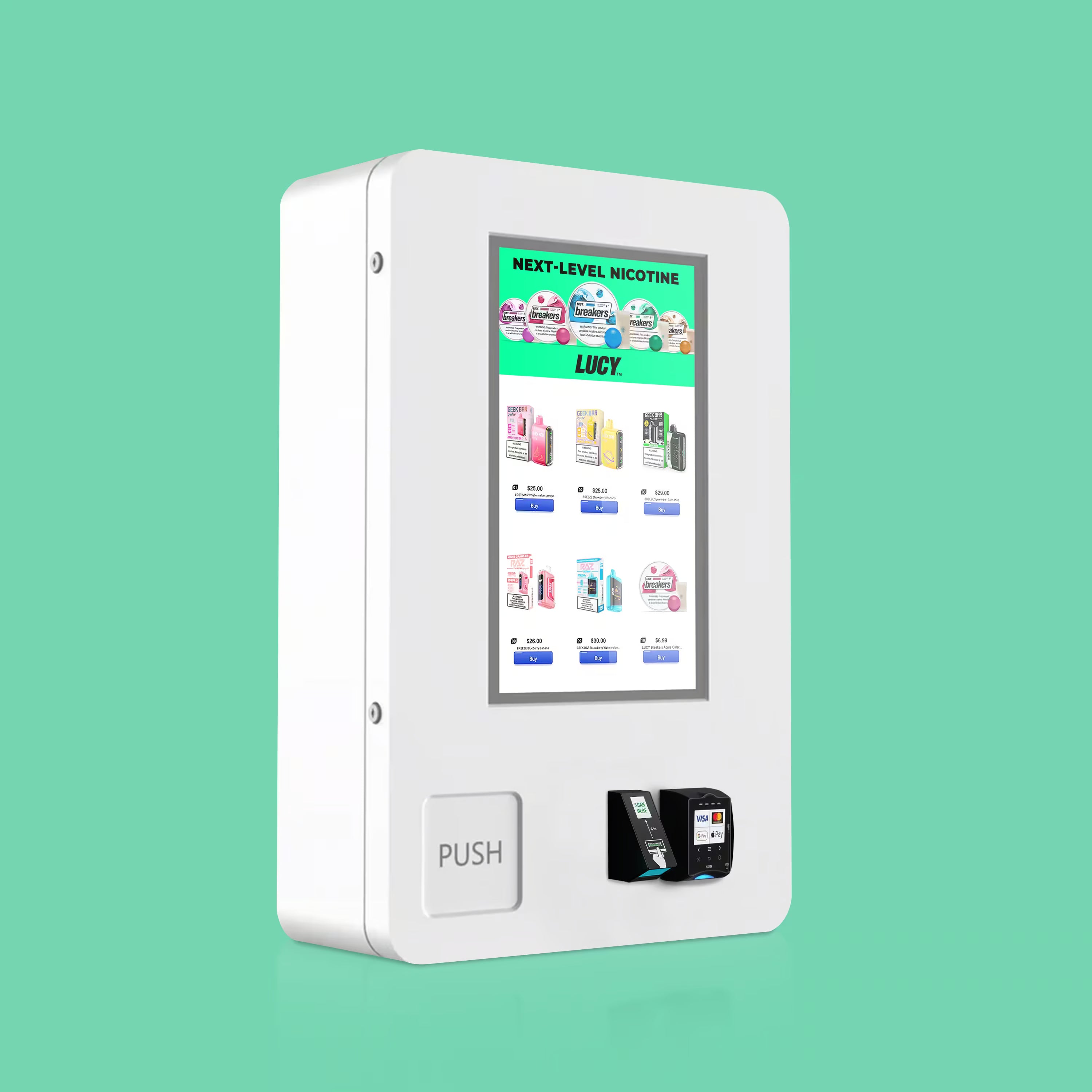 VTM Mini Wall nightlife vending kiosk, manufacturer example